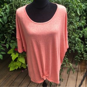 🌸🌸 Linen Blend Flowy Knit Top 🌸🌸